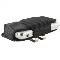 Medium Horizontal Nylon Pouch - Black  NYLMDBK Image 2