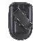 Leather Mini Pouch with Swivel Clip- Black  SOHOMINI Image 1