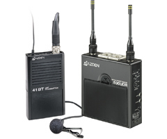 Azden - Professional UHF Lavalier Microphone System    500-LT