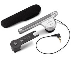 Sony Unidirectional Camcorder Microphone   ECM-Z37C