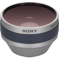 Sony - 0.7x High-Grade Wide-Angle Conversion Lens    VCL-HG0730X