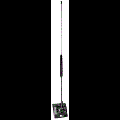 Antenna Specialists 3db gain closed coil glass mount antenna with Mini-UHF Connector