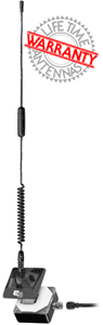 Antenna Specialists Dual Band Glass Mount Antenna with TNC   APDM928T