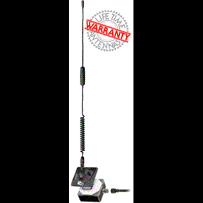 Antenna Specialists Dual Band Glass Mount Antenna with Mini-UHF   APDM928M