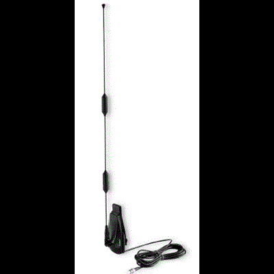 Larsen 5dB Gain Closed Coil Window Clip Antenna with TNC Connector KGK5E825TNC