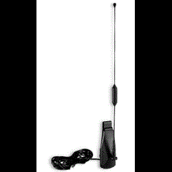 Larsen 3dB Closed Coil Window Clip Antenna  with TNC Connector