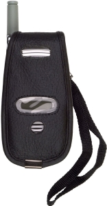 Audiovox Compatible Standard Leather Case with Fixed Belt Clip (DS)