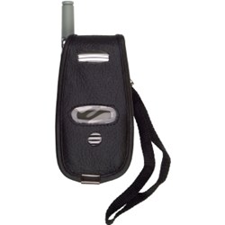 Audiovox Compatible Standard Leather Case with Fixed Belt Clip (DS)