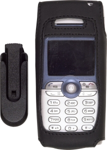 Sony Ericsson Compatible Standard Leather Case with Swivel Belt Clip
