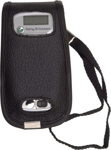 Sony Ericsson Compatible Standard Leather Case with Fixed Belt Clip