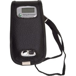 Sony Ericsson Compatible Standard Leather Case with Fixed Belt Clip-SO