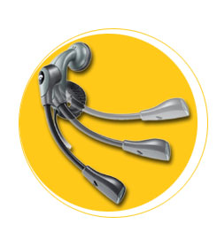 Plantronics In The Ear Headset with Flexgrip   MX-150