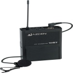 Azden Compatible Dual-Channel On-Camera UHF Lavaliere Microphone with Body-Pack Transmitter 10-BT