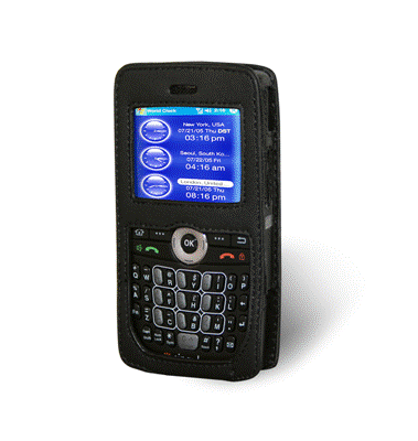Samsung Original Black Leather Case with Swivel Belt Clip.   17200000125