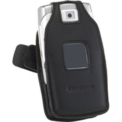 Samsung Original Leather Case with Swivel Belt Clip - Black    17200000147