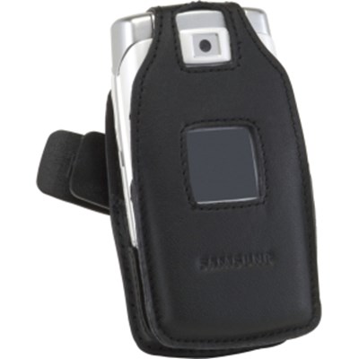 Samsung Original Leather Case with Swivel Belt Clip - Black    17200000147