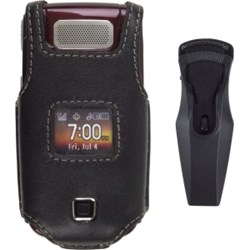 Premium Leather Case with Ratcheting Swivel Belt Clip   303342