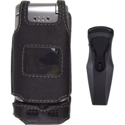 Premium Leather Case With Ratcheting Swivel Belt Clip  303767