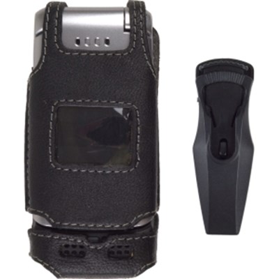 Premium Leather Case With Ratcheting Swivel Belt Clip  303767