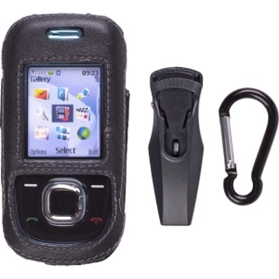 Nokia Compatible Leather Clip-on Case With Ratcheting Belt Clip  305411