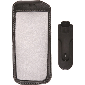 Samsung Compatible Premium Leather Case with Ratcheting Swivel Belt Clip - Black    311272