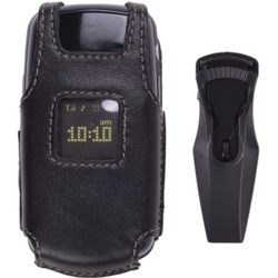 Samsung Compatible Premium Leather Case with Ratcheting Swivel Belt Clip 313173