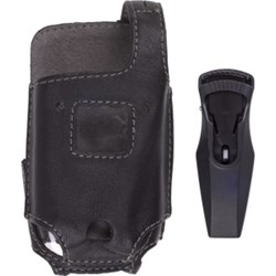 Motorola Compatible Premium Leather Case with Ratcheting Swivel Belt Clip 313406-MO