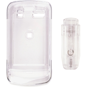 LG Compatible Clear Snap On Case With Belt Clip  323113-LG