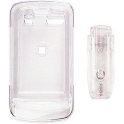 LG Compatible Clear Snap On Case With Belt Clip  323113-LG