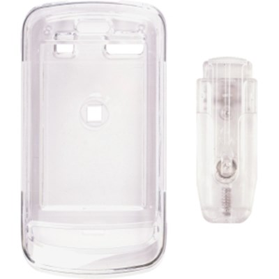 LG Compatible Clear Snap On Case With Belt Clip  323113