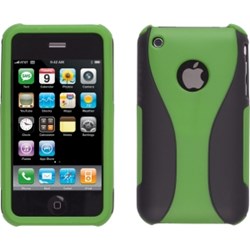 Apple Compatible Rubber Case Green / Black  325567-AP