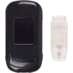 Motorola Comaptible Snap On Case With Belt Clip - Black  333550