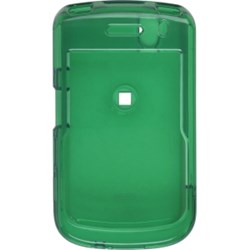 Blackberry Compatible Snap On Case - Translucent Dark Green  334442
