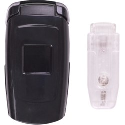 Samsung Compatible Snap On Case With Belt Clip - Black  335103
