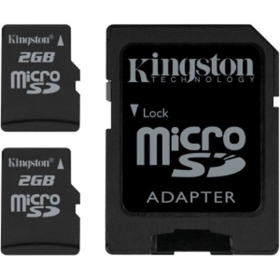Kingston 2GB MicroSD Twin pack   SDC-2GB-2P1A