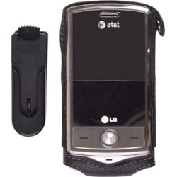 LG Compatible Premium Leather Case with Swivel Belt Clip        351320