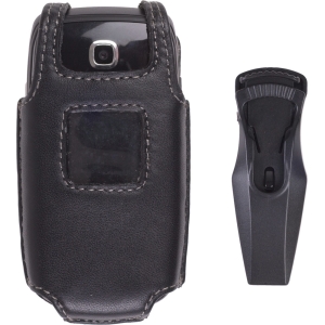 Samsung Compatible Premium Leather Case with Ratcheting Swivel Belt Clip  353161