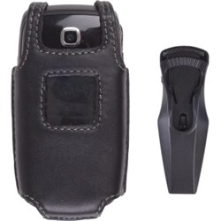 Samsung Compatible Premium Leather Case with Ratcheting Swivel Belt Clip  353161