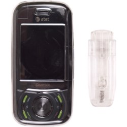 Pantech Compatible Clear Snap On Case With Belt Clip  354139