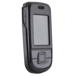 Nokia Compatible Solid Black Protective Shield with Swivel Belt Clip  3600COVBK