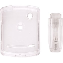 Motorola Compatible Clear Snap On Case With Belt Clip  364644
