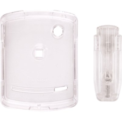 Motorola Compatible Clear Snap On Case With Belt Clip  364644
