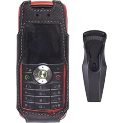 Sony Ericsson Compatible Premium Leather Case with Ratcheting Swivel Belt Clip  373944