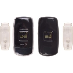 Samsung Compatible Snap On Case 2 Pack - Black and Clear  374070-354251