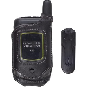 Nextel Compatible Premium Leather Case  with Swivel Belt Clip             381411