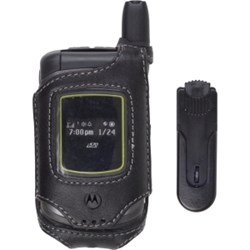 Nextel Compatible Premium Leather Case  with Swivel Belt Clip             381411