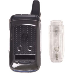 Motorola Compatible Clear Snap On Case with Belt Clip 385871