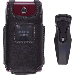 Samsung Compatible Premium Leather Case with Ratcheting Swivel Clip  393910