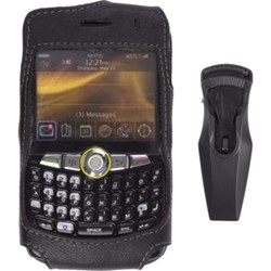 Blackberry Compatible Premium Leather Case with Belt Clip  395793