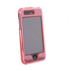 Apple Compatible Hard Shell Case with Belt Clip- Pink  3GCOVPK-AP